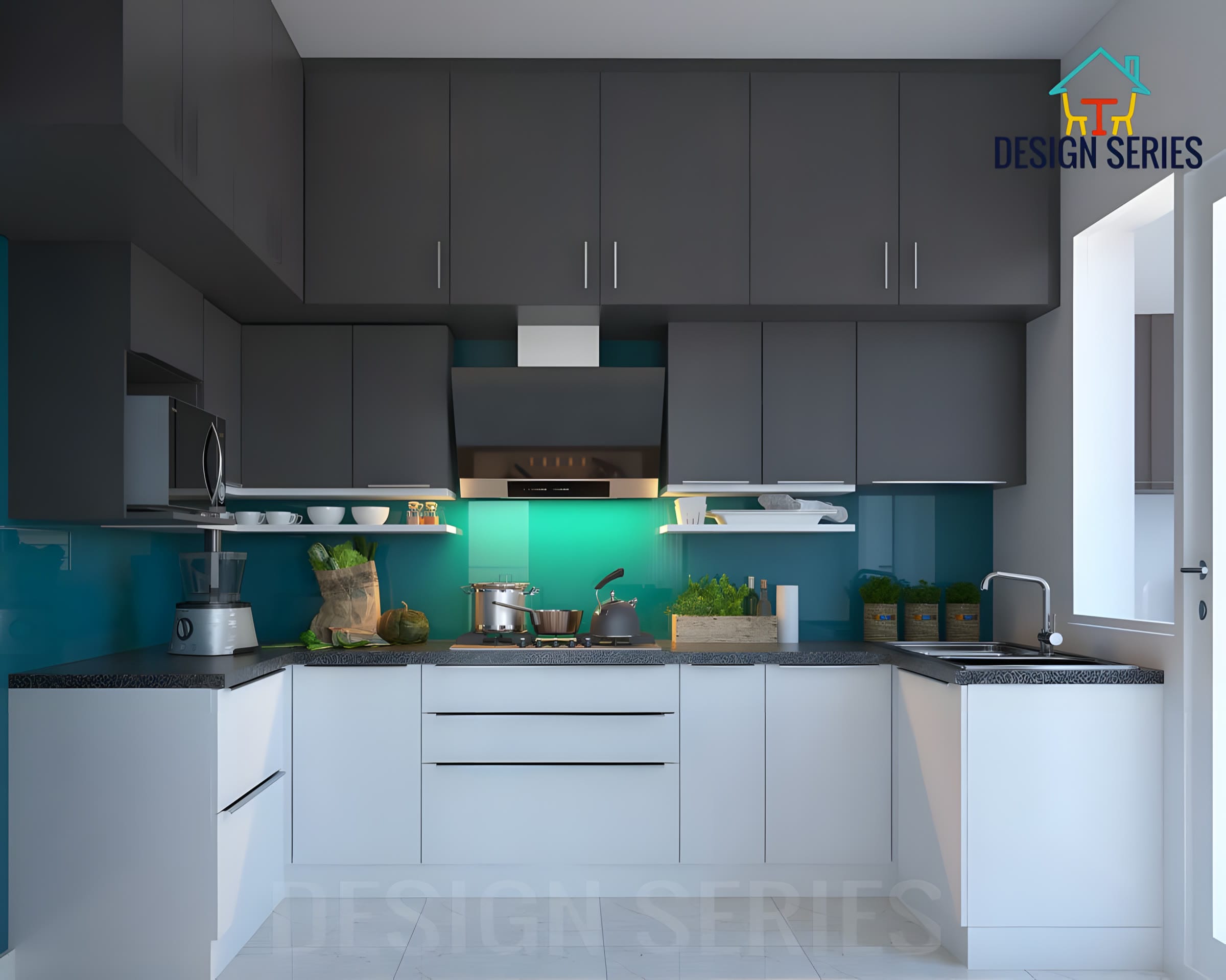 Kitchen render 4
