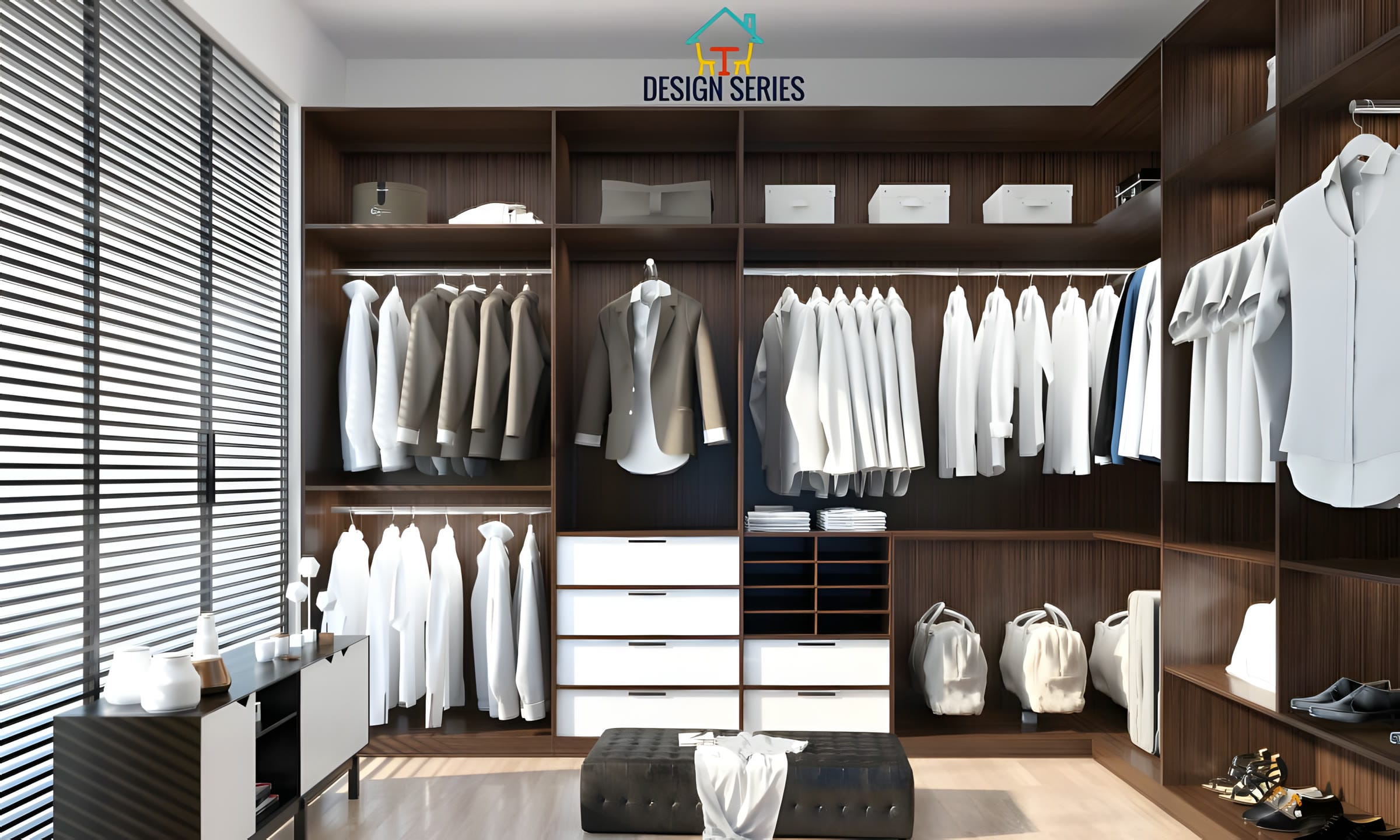 Sterling Open Wardrobe