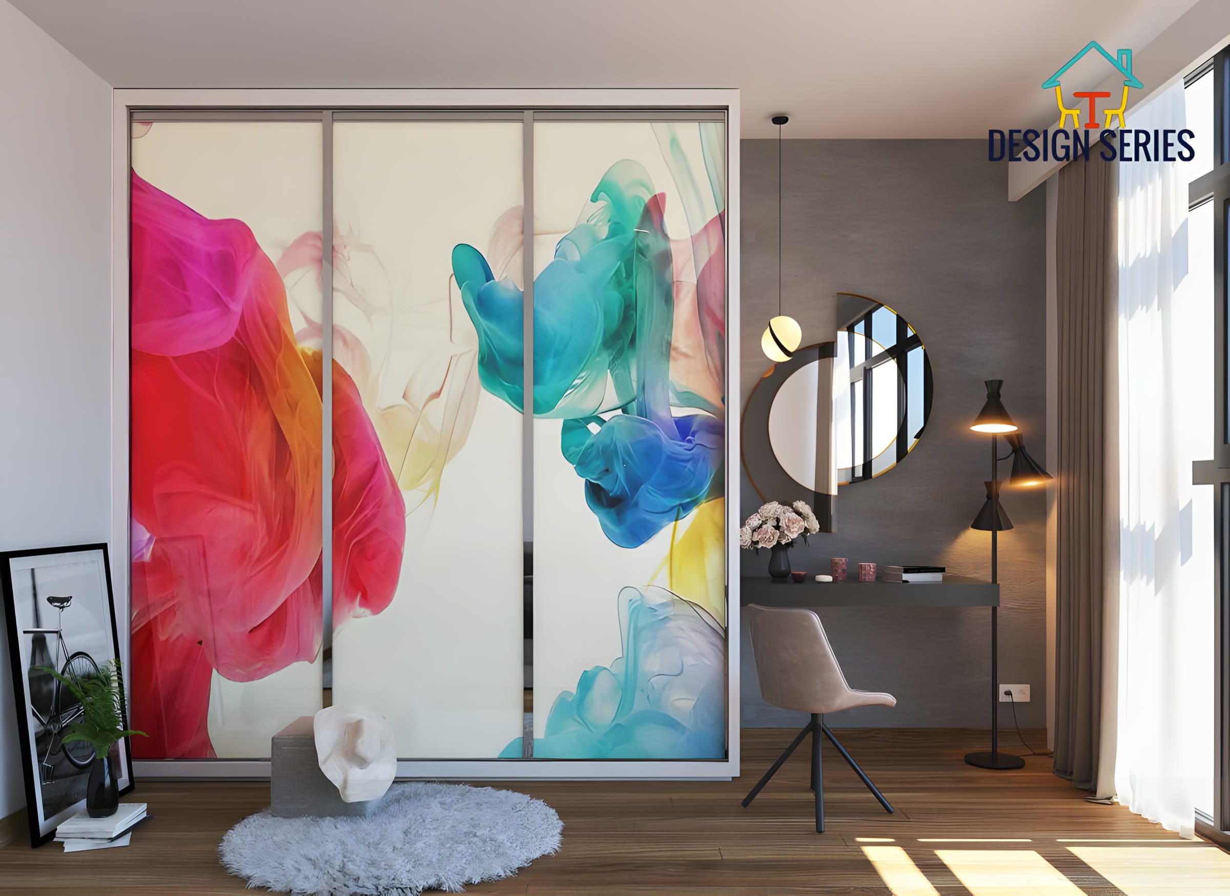 Trosa Graphic Wardrobe