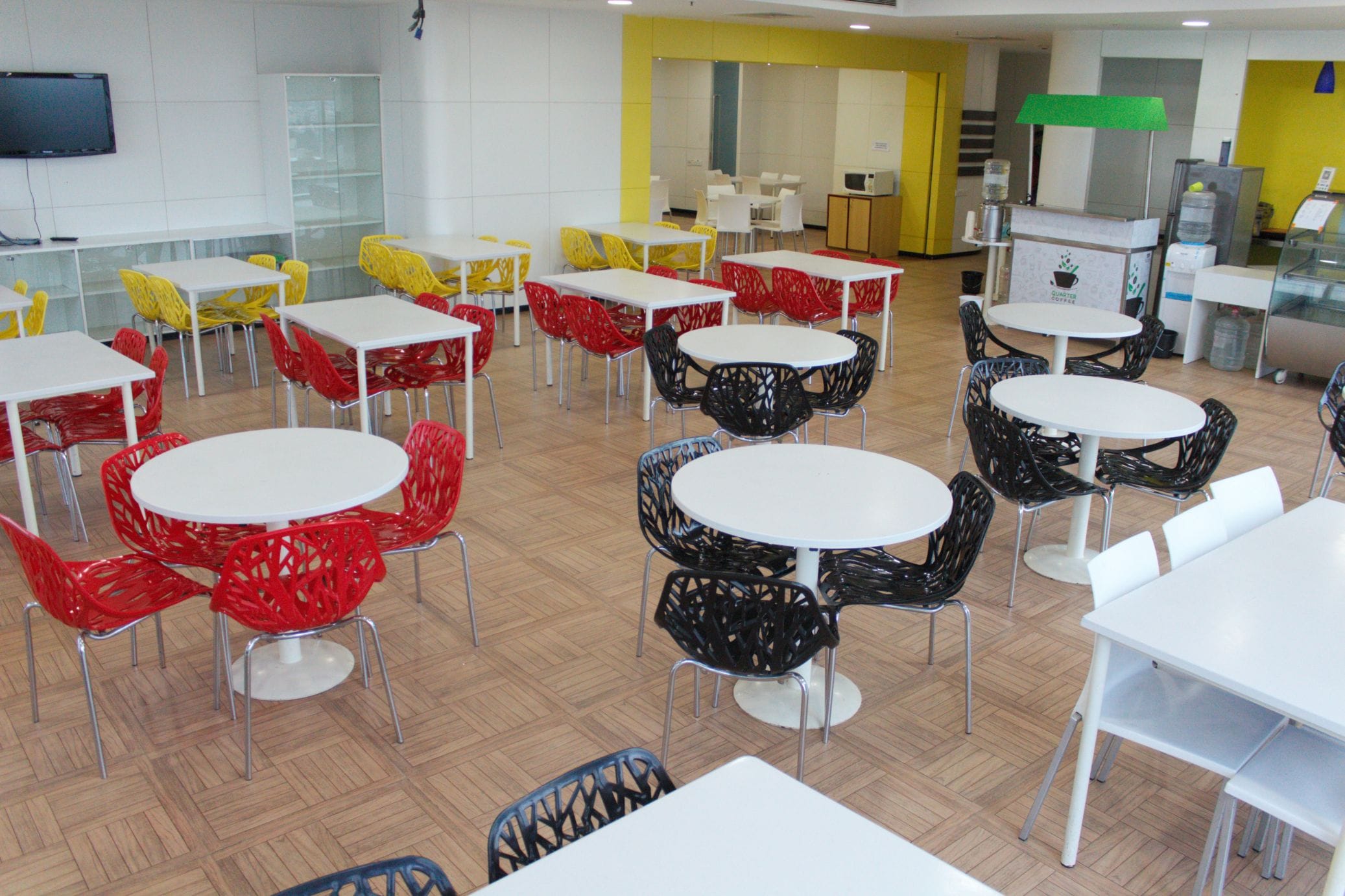 Office interior detail at Temenos office