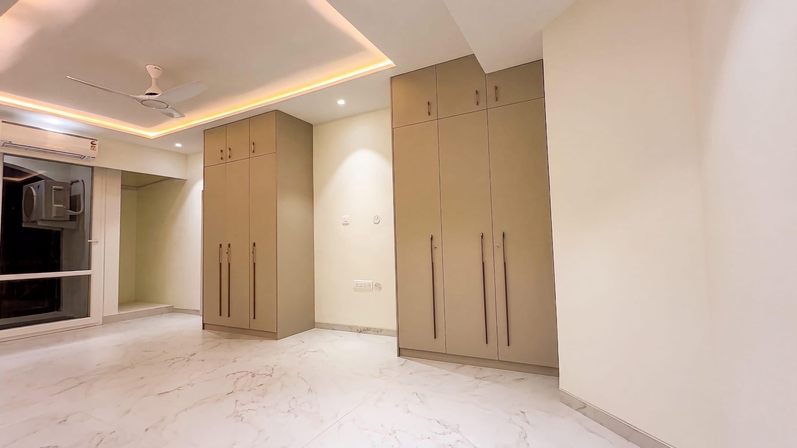 Master bedroom entrance at the L12 apartment