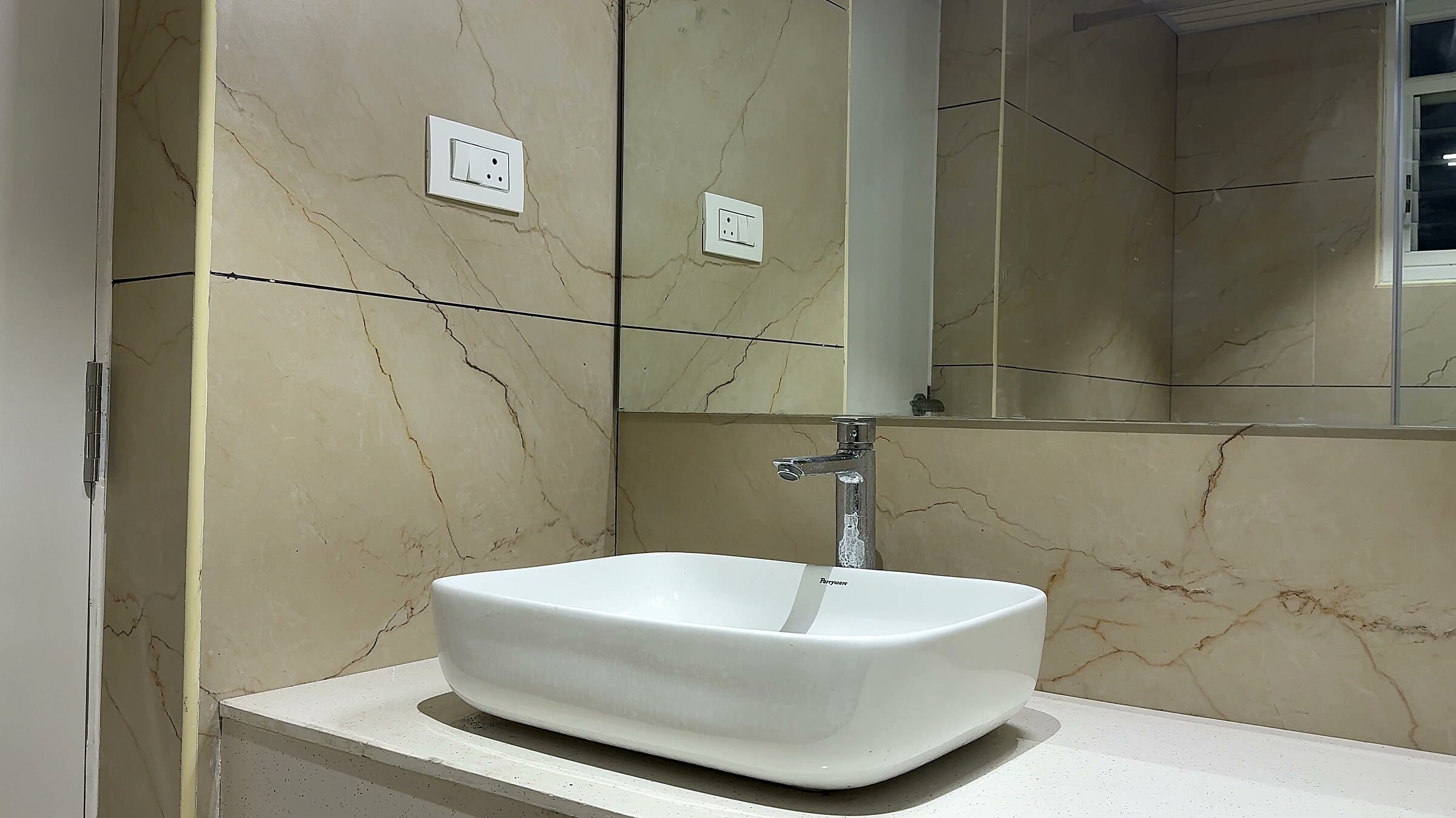 Third bathroom vanity at the L13 apartment